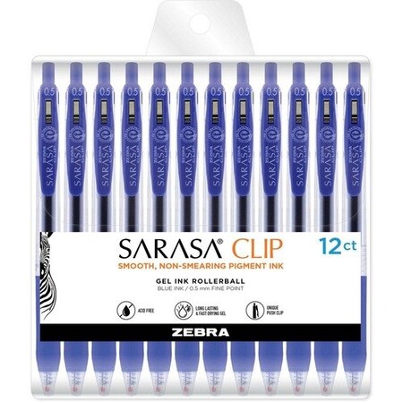 Zebra Pen PEN, RT, GEL, .5M, BE, DZ, 12PK ZEB47320
